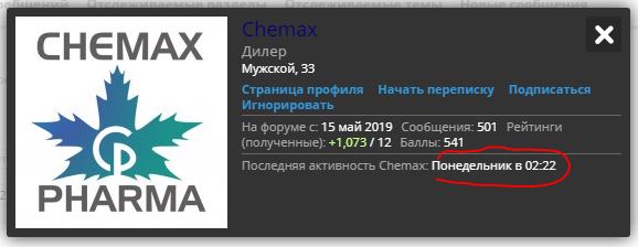 Не заказывать!!! Chemax Pharma! - Бодибилдинг форум AnabolicShops