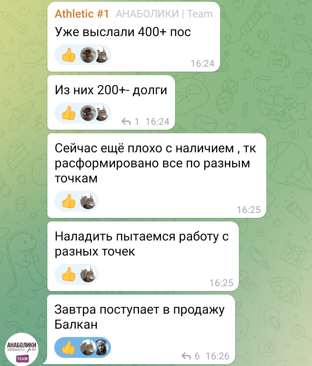 АНАБОЛИКИ.net - оф.дилер SP, Zerox, Genetic, Magnus, Lyka ! - Бодибилдинг форум AnabolicShops