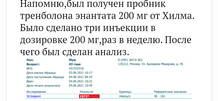 тестирование и анализы от Станислава - Бодибилдинг форум AnabolicShops