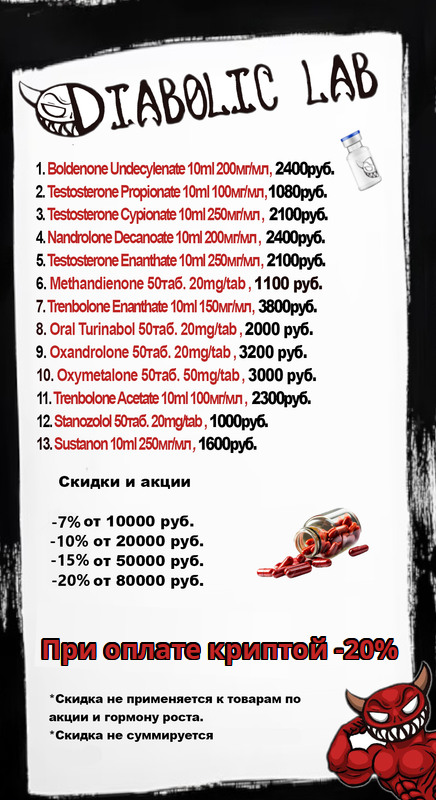 Diabolic Lab - Спортивная фармакология - Бодибилдинг форум AnabolicShops