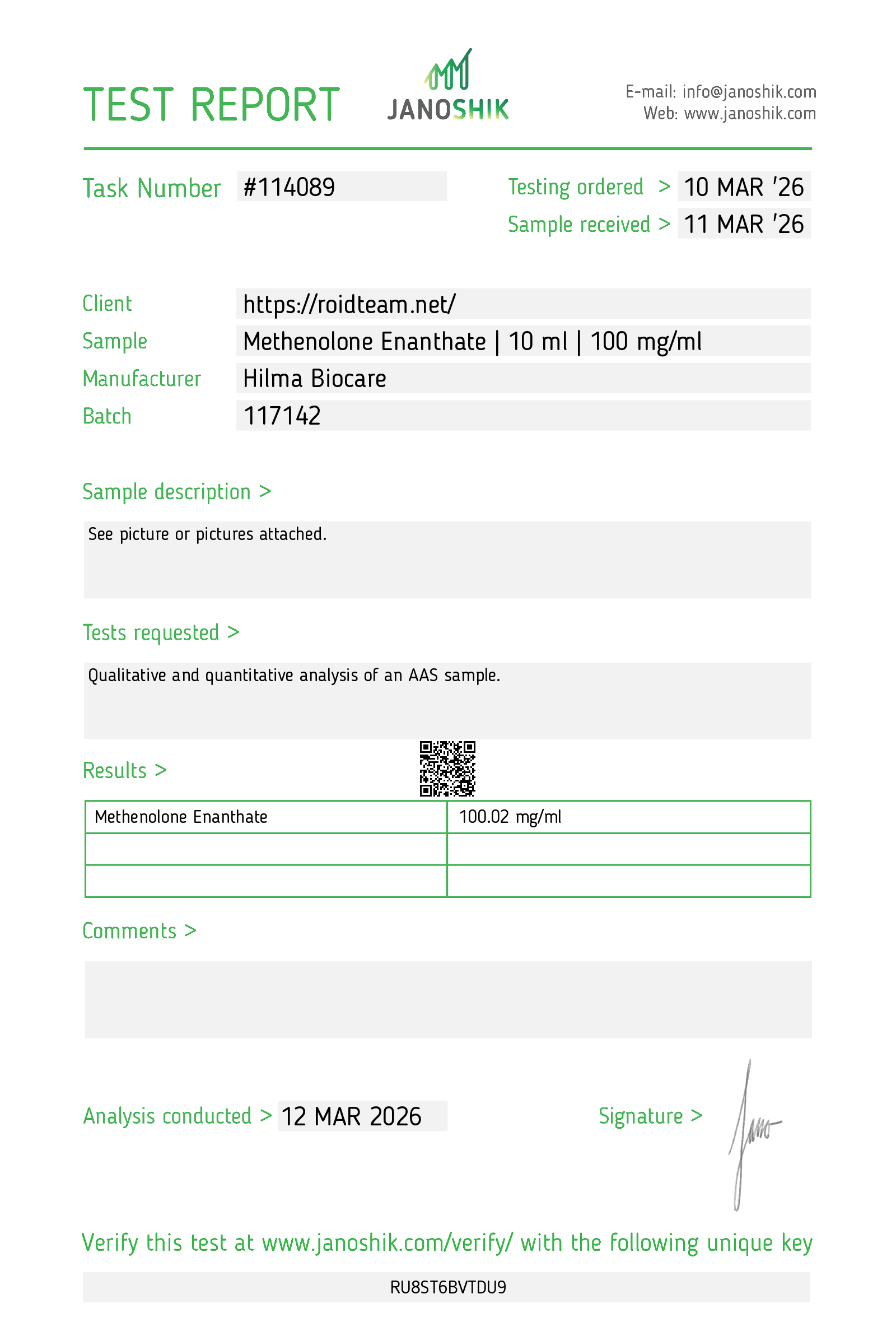 RoidTeam - Дистрибьютор Hilma Biocare и HGH Marten в России - Бодибилдинг форум AnabolicShops