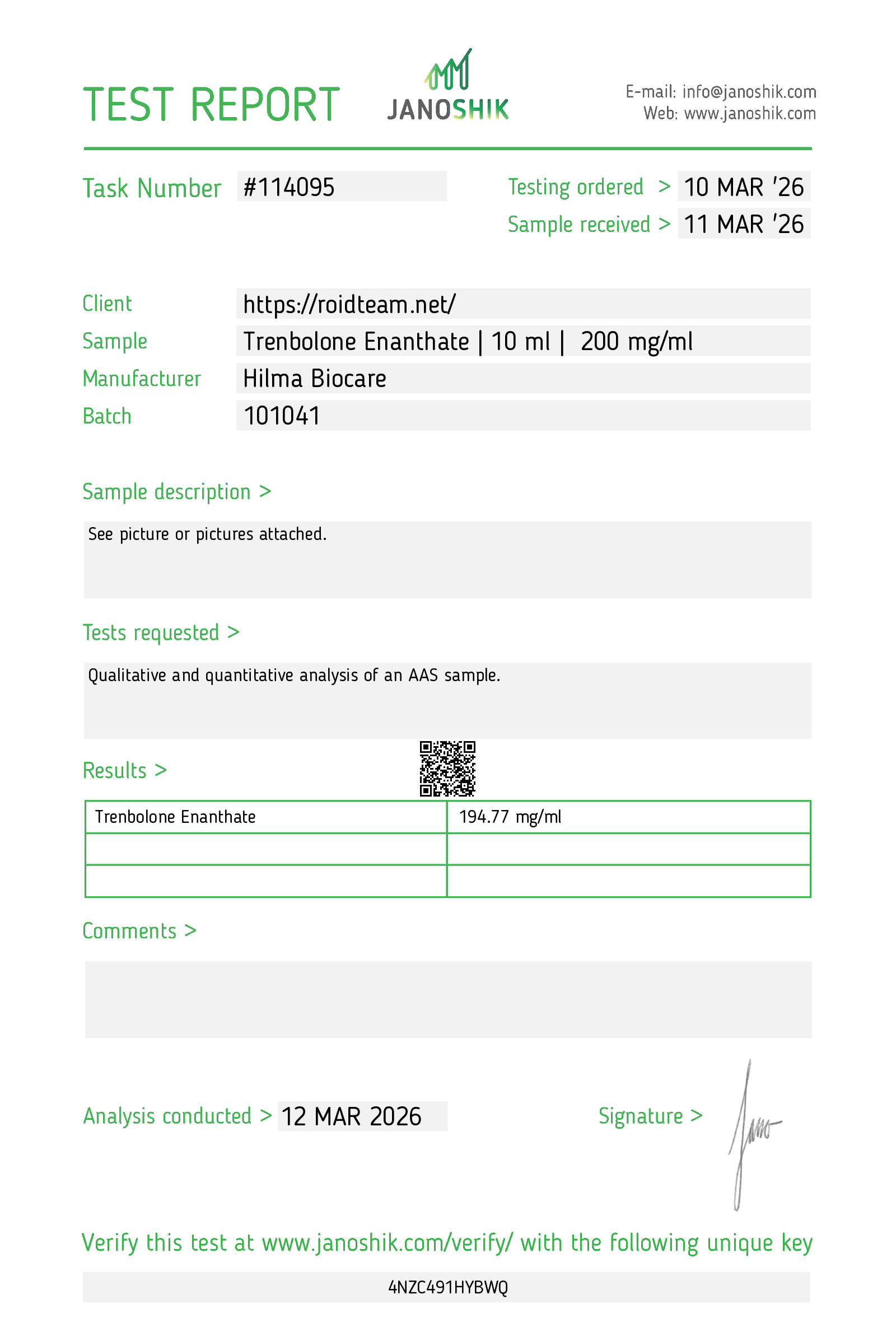 RoidTeam - Дистрибьютор Hilma Biocare и HGH Marten в России - Бодибилдинг форум AnabolicShops