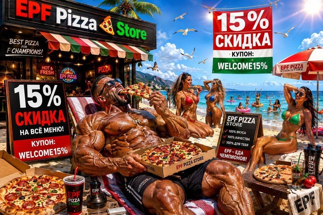 ЕПФ - Ещё Пиццы, Френд! Горячая с сыром. - Бодибилдинг форум AnabolicShops