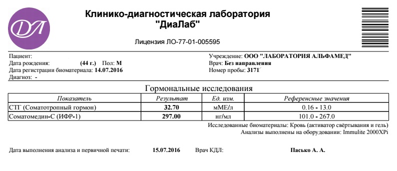 Инсулиноподобный фактор роста (IGF long) - Бодибилдинг форум AnabolicShops